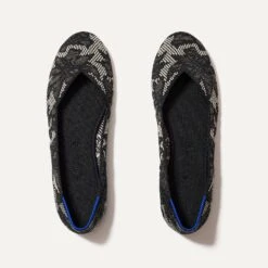 Rothy's The Flat - Black Chantilly