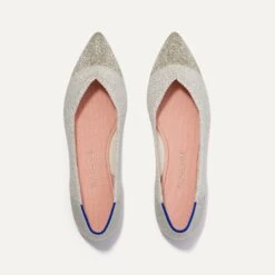 Rothy's The Point - Diamond Metallic