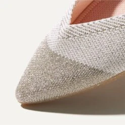 Rothy's The Point - Diamond Metallic -Rothy's Shoes Store 002 ThePoint DiamondMetallic7047