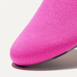 Rothy's The Loafer - Dragon Fruit -Rothy's Shoes Store 003 Loafer DragonFruit ToeDetail