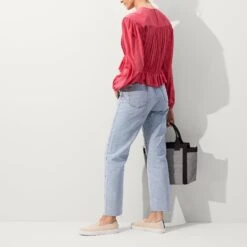 Rothy's The Original Slip On Sneaker - Sand -Rothy's Shoes Store 006 OriginalSlipOnSneaker Sand OnFigure 0749