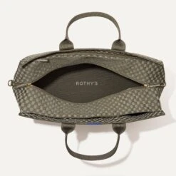 Rothy's The Weekender - Safari Green -Rothy's Shoes Store 029 Weekender SafariGreen OverheadOpen 4556