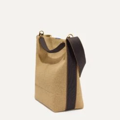Rothy's The Bucket Bag - Brown Butter -Rothy's Shoes Store 039 BucketBag BrownButter 45 Degree 4487