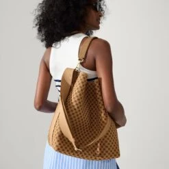 Rothy's The Bucket Bag - Hazelnut -Rothy's Shoes Store 039 BucketBag Hazelnut OnFigure 2545