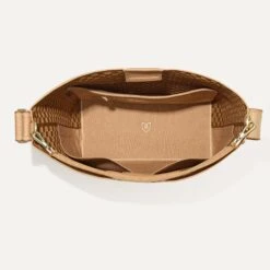 Rothy's The Bucket Bag - Hazelnut -Rothy's Shoes Store 039 BucketBag Hazelnut Overhead 0479