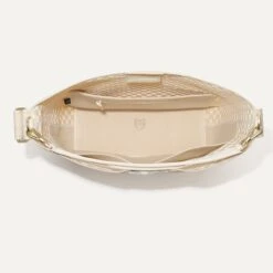 Rothy's The Bucket Bag - White Sand -Rothy's Shoes Store 039 BucketBag WhiteSand Overhead 4433