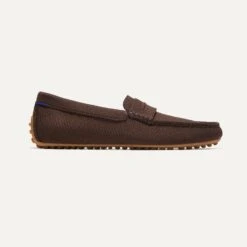 Rothy's The Driving Loafer - Brown Herringbone