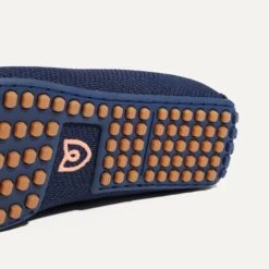 Rothy's The Driving Loafer - Navy Herringbone -Rothy's Shoes Store 055 DrivingLoafer NavyHerringbone Sole 659