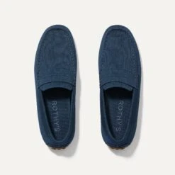 Rothy's The Driving Loafer - Navy -Rothy's Shoes Store 055 Navy pdp A