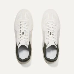 Rothy's The RS01 Sneaker - Moss Green -Rothy's Shoes Store 056 RS01 MossGreen Overhead6377