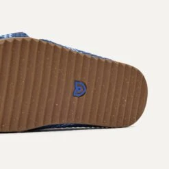 Rothy's The Weekend Slide - Indigo -Rothy's Shoes Store 065 WeekendSlide Indigo Sole 0570