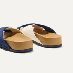 Rothy's The Weekend Slide - Spirit -Rothy's Shoes Store 065 WeekendSlide Spirit HeelDetail 0791