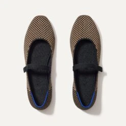 Rothy's The Square Mary Jane - Wren Micro Check