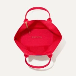 Rothy's The Lightweight Tote - Lollipop Perf -Rothy's Shoes Store 086 LightweightTote LollipopPerf Overhead 3332