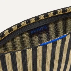 Rothy's The Wristlet - Black Tie -Rothy's Shoes Store 093 Wristlet BlackTie Inside 5509