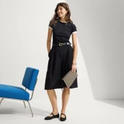 Rothy's The Wristlet - Black Tie -Rothy's Shoes Store 093 Wristlet BlackTie OnFigure 0893