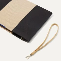 Rothy's The Wristlet - Ink And Ivory -Rothy's Shoes Store 093 Wristlet Ink Ivory F