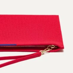 Rothy's The Wristlet - Lollipop Perf -Rothy's Shoes Store 093 Wristlet LollipopPerf LayDown 5576