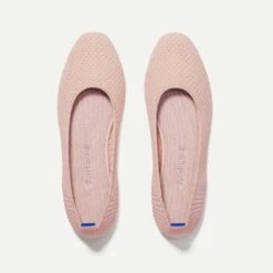 Rothy's The Square Wrap - Ballerina -Rothy's Shoes Store 102 SquareAnkleWrap Ballet PrimaryOverhead