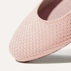 Rothy's The Square Wrap - Ballerina -Rothy's Shoes Store 102 SquareAnkleWrap Ballet Toecrop