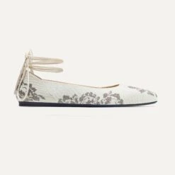 Rothy's The Square Wrap - Burnished Pearl -Rothy's Shoes Store 102 SquareWrap BurnishedPearl Side 0375