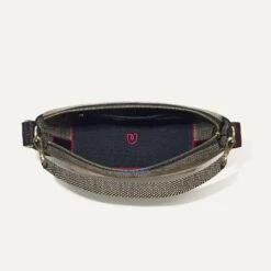 Rothy's The Mini Zip Bucket - Cacao Herringbone 13 Rothy's The Mini Zip Bucket - Cacao Herringbone -Rothy's Shoes Store 105 MiniZipBucket CacaoHerringbone Overhead 3069