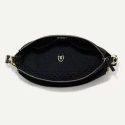 Rothy's The Daily Crossbody - Black Sand -Rothy's Shoes Store 106 DailyCrossbody BlackSand Overhead