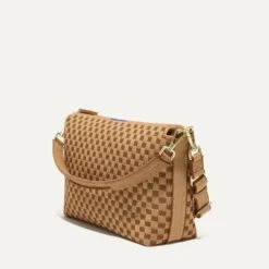 Rothy's The Daily Crossbody - Hazelnut -Rothy's Shoes Store 106 DailyCrossbody Hazelnut 45 Degree 0397