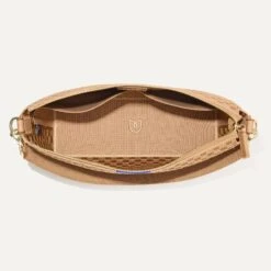 Rothy's The Daily Crossbody - Hazelnut -Rothy's Shoes Store 106 DailyCrossbody Hazelnut Overhead 0486