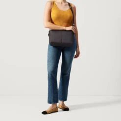 Rothy's The Daily Crossbody - Ink And Ivory -Rothy's Shoes Store 106 DailyCrossbody Ink Ivory K