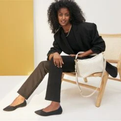 Rothy's The Daily Crossbody - White Sand -Rothy's Shoes Store 106 DailyCrossbody WhiteSand OnFigure 1685