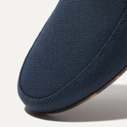 Rothy's The Ravello Loafer - Navy -Rothy's Shoes Store 123 RavelloLoafer Navy ToeDetail9717