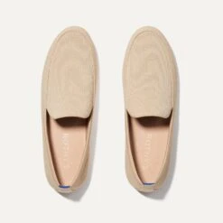 Rothy's The Ravello Loafer - Sand -Rothy's Shoes Store 123 RavelloLoafer Sand PrimaryOverhead9492