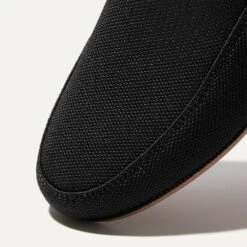 Rothy's The Ravello Loafer - Stone Black -Rothy's Shoes Store 123 RavelloLoafer StoneBlack ToeDetail9713