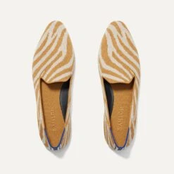 Rothy's The Almond Loafer - Brown Zebra