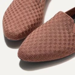 Rothy's Shoes Store 14 Rothy's Shoes Store -Rothy's Shoes Store 130 AlmondLoafer HazelBasketweave Toedetail Macro 4466