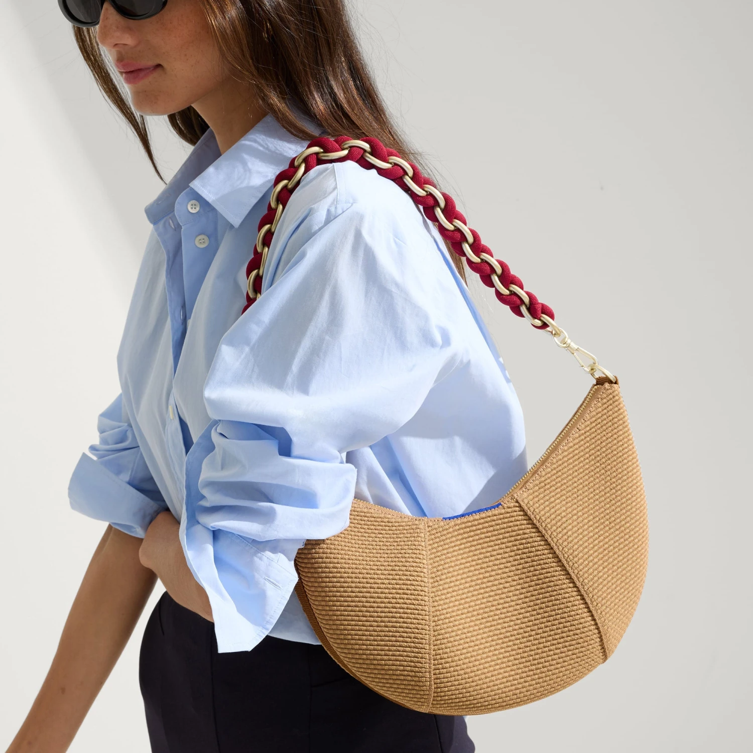 Rothy's The Shoulder Strap - Cranberry Chain 2 Rothy's The Shoulder Strap - Cranberry Chain - Image 2