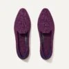 Rothy's The Almond Loafer - Quilted Plum