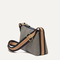 Rothy's The Casual Crossbody - Dark Mist -Rothy's Shoes Store 142 CasualCrossbody DarkMist 45 Degree 2966