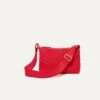 Rothy's The Casual Crossbody - Red Crisp Basketweave