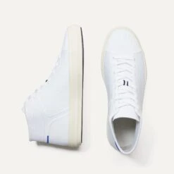 Rothy's The Women's High Top Sneaker - Bright White -Rothy's Shoes Store 149 TheHighTop White PrimaryOverhead x afb54ff6 f722 408d bf64 84e67ad41d22