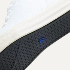 Rothy's The Men's High Top Sneaker - Bright White -Rothy's Shoes Store 149 TheHighTop White Sole