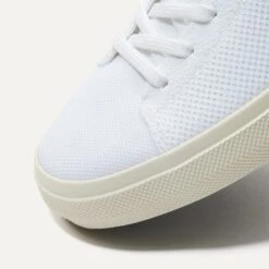 Rothy's The Women's High Top Sneaker - Bright White -Rothy's Shoes Store 149 TheHighTop White ToeDetail a678152f e40a 4edc 85b8 2c2deb349728