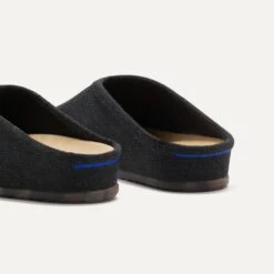 Rothy's The Casual Clog - Soft Black -Rothy's Shoes Store 150 CasualClog SoftBlack HeelDetail