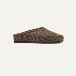 Rothy's The Casual Clog - Spice Herringbone -Rothy's Shoes Store 150 CasualClog SpiceHerringbone Side 0670