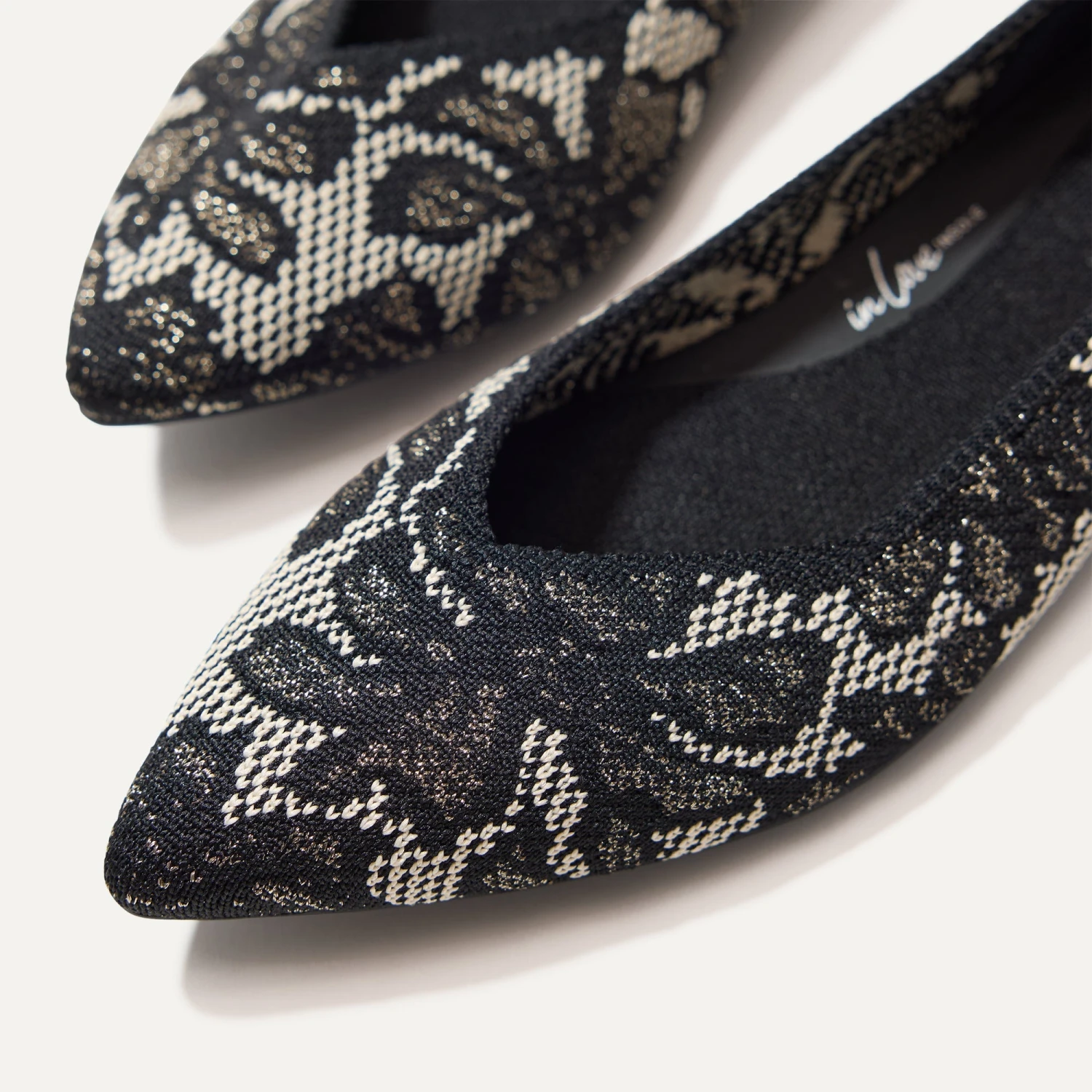 Rothy's The Point II - Black Chantilly 2 Rothy's The Point II - Black Chantilly - Image 2