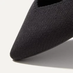 Rothy's The Point II - Black -Rothy's Shoes Store 152 PointII Black ToeDetail3923