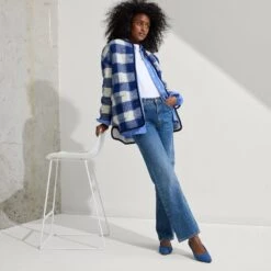 Rothy's The Point II - Blueberry Basketweave -Rothy's Shoes Store 152 PointII BlueberryBasketweave OnFigure 1444