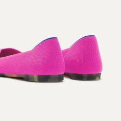 Rothy's The Point II - Dragon Fruit -Rothy's Shoes Store 152 PointII Dragonfruit HeelDetail