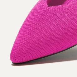 Rothy's The Point II - Dragon Fruit -Rothy's Shoes Store 152 PointII Dragonfruit ToeDetail